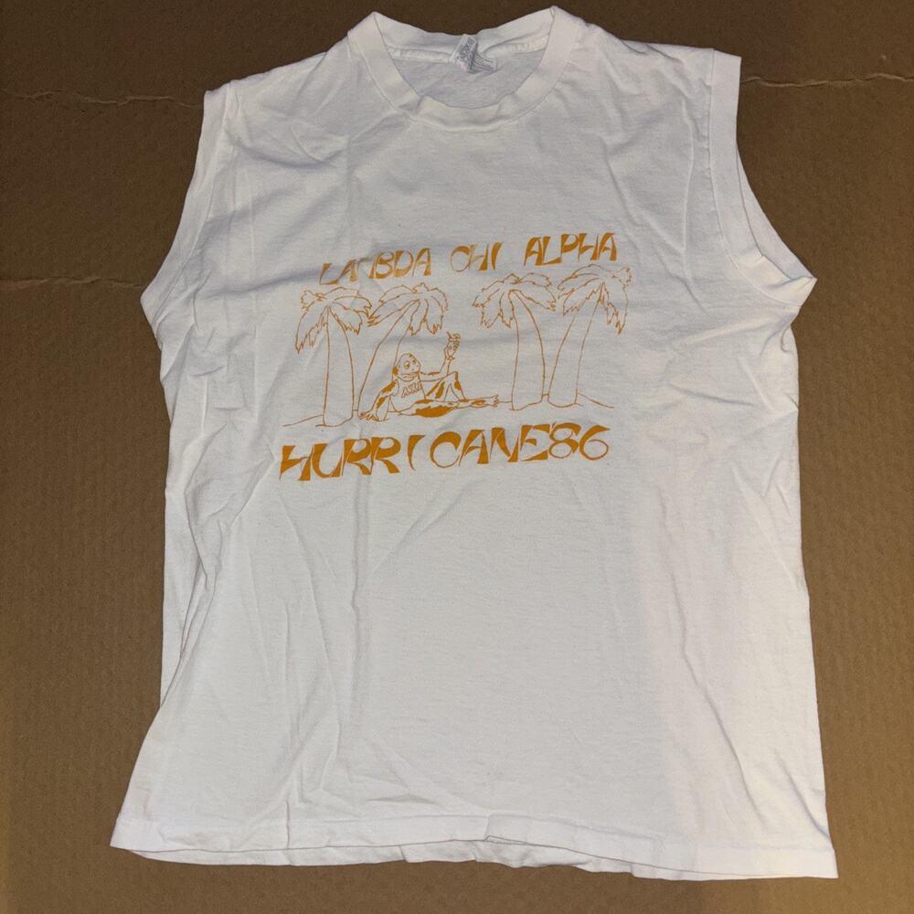 Vintage Lambda Chi Alpha Hurricanes Large 20x25 S… - image 1
